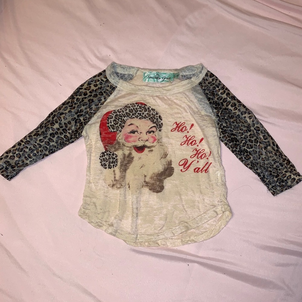 Boutique Christmas shirt girls 2-4y